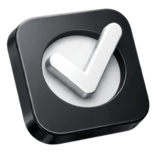 3D approval icon with a checkmark on Anchor Equimere about page